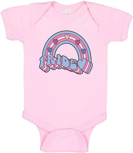 Rainbow Trans Pride Baby Infant Bodysuit in Saudi Arabia