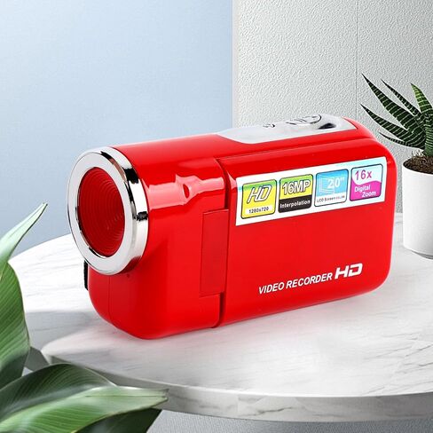 Digital Video Camera 2 Inch Color Screen 1080P 16MP 16x Zoom DV Camcorder for Travel Campus Growth Record (shenruifafmgduozv92-12) in Kuwait