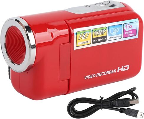 Digital Video Camera 2 Inch Color Screen 1080P 16MP 16x Zoom DV Camcorder for Travel Campus Growth Record (shenruifafmgduozv92-12) in Kuwait