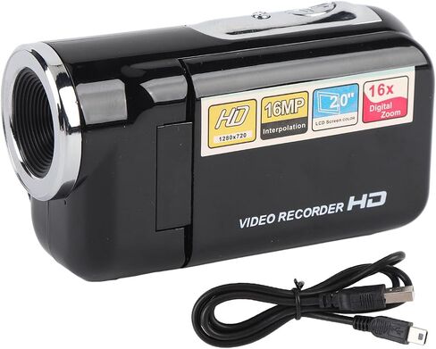 Digital Video Camera 2 Inch Color Screen 1080P 16MP 16x Zoom DV Camcorder for Travel Campus Growth Record (shenruifafmgduozv92-12) in Saudi Arabia