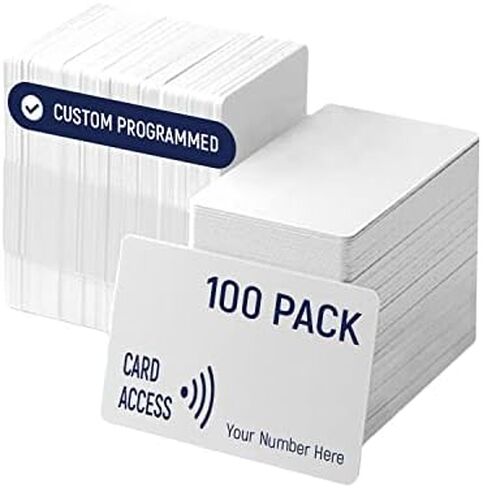 Custom Prox Cards for HID Access Control Standard 37 bit H10304 Format. Replaces HID 1386 ISOProx II. Choose Your Facility Code & Range (100) in Kuwait