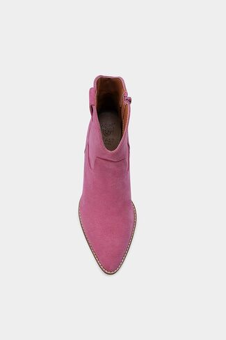 Women's Rhinestone Ankle Boots Cowboy Boots Stacked Block Heel Boots Cowgirl Boots Side Zipper Pointed Toe Boots in Saudi Arabia