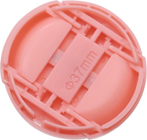 3 Pack 37/40.5/43/46/49/52/55/58/62/67/72/77/82/86mm Center Pinch Lens Cap Cover +Anti Loss Rope Red Blue Yellow White Pink Green Front Lens Cap Compatible with 49mm Cameras (Pink,49mm) in Saudi Arabia