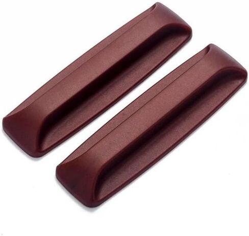Cupboard Handles,Aluminum Alloy Kitchen Cabinet Door Handle,Punch-Free Plastic Handle Colorful One-Piece Molding Window Cabinet Drawer Sticker Handle Furniture Cabinet Decoration,(Red brown) in Saudi Arabia