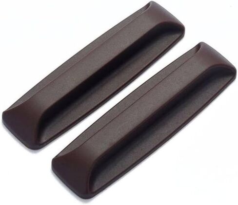 Cupboard Handles,Aluminum Alloy Kitchen Cabinet Door Handle,Punch-Free Plastic Handle Colorful One-Piece Molding Window Cabinet Drawer Sticker Handle Furniture Cabinet Decoration,(Red brown) in Saudi Arabia