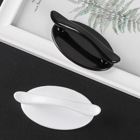 Cupboard Handles,Aluminum Alloy Kitchen Cabinet Door Handle,Self-Adhesive Wardrobe Pulls Handle Paste Door Handles Window Cabinet Drawer Knob Furniture Hardware,(1PCS White) in Saudi Arabia