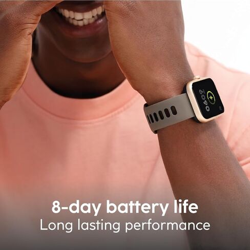 Cubitt Viva Pro Smartwatch/Fitness Tracker with 1.78" Touch AMOLED Screen, Bluetooth Calling, Built in GPS, 60+ Sports, Blood Oxygen, Heart Rate, Stress and Sleep Monitor, Waterproof, Step Counter in Kuwait