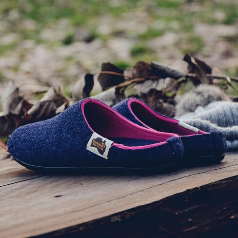 Gumbies Unisex Slipper Outback - Indoor Outdoor Eco-Friendly Felt Upper, Recycled Rubber Sole in Saudi Arabia