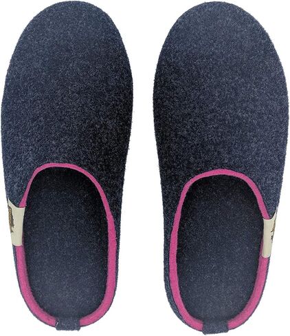 Gumbies Unisex Slipper Outback - Indoor Outdoor Eco-Friendly Felt Upper, Recycled Rubber Sole in Saudi Arabia
