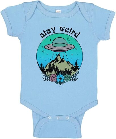 Stay Weird Alien UFO Baby Infant Bodysuit in Saudi Arabia