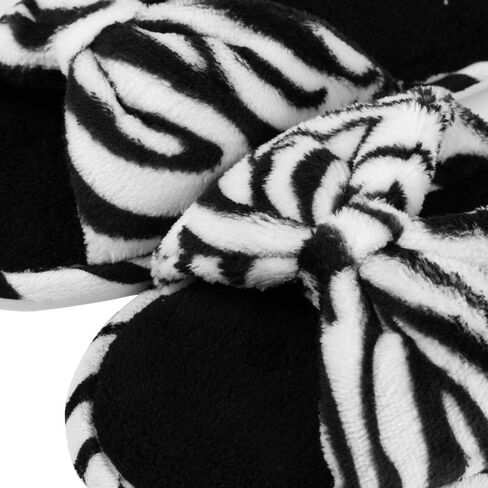 Chic Comfy Ultra Soft Faux Fur Luxurious Plush Interior Open Toe Women's Slippers for Home, Garden, Spa, Indoors-Outdoors in Kuwait