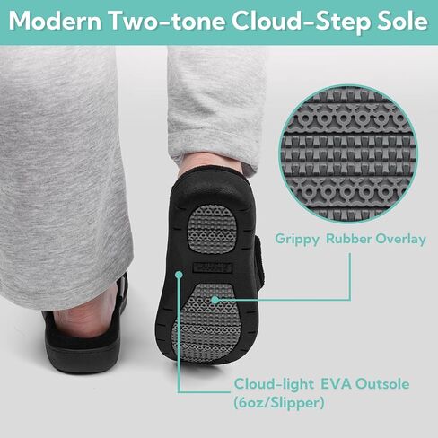 Women's Open-toe Slippers with Arch Support and Adjustable Strap, Summer House Shoes for Women Indoor/Outdoor in Saudi Arabia