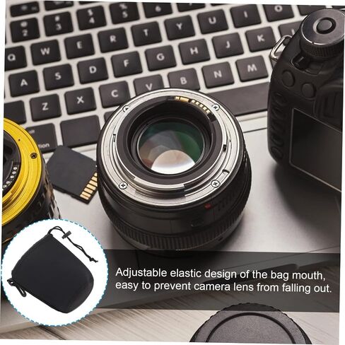 2PCS Camera Lens Lens Bagous Neoprene Carmsring Bage لحجم تخزين الكاميرا بقطر 11 سم 9 سم قطره in Kuwait