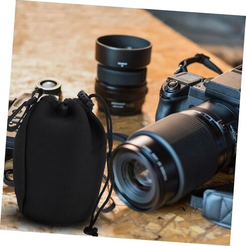 2PCS Camera Lens Lens Bagous Neoprene Carmsring Bage لحجم تخزين الكاميرا بقطر 11 سم 9 سم قطره in Kuwait