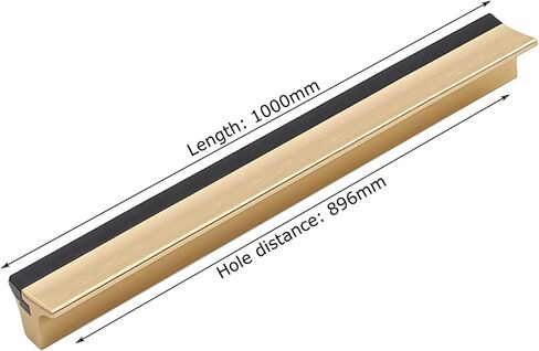 T Bar Handle,Kitchen Door Handles,Silver Steel Bar Pulls,1 Piece Handles Aluminum Alloy Furniture Kitchen Handles Cupboard Door Handles for Wardrobe, Door, Drawer, with Screws(Hole distance: 1056mm) in Saudi Arabia