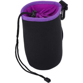 Camera Lens Pouch Pull Cord Waterproof Water Resistant Case Camera Lens Bag