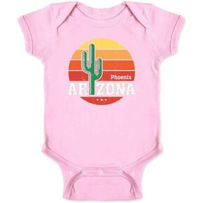 Pop Threads Phoenix Arizona Retro Travel Infant Baby Boy Girl Bodysuit