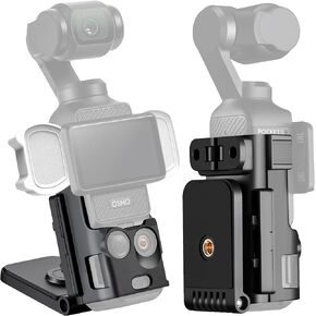 Magnetic Mount Stand Adapter Compatible with DJI Osmo Pocket 3, Accessories Magnet Mount Suction Clamp 180° Adjustable Handle 1/4″ Screw Adapter- 1 Pack