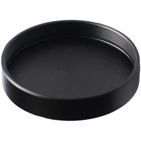 Threaded Lens Dust Cover,M54 x 0.75 Aluminium Alloy Internal Telescope Eyepiece Lens Black Female Cap (Black, M54)