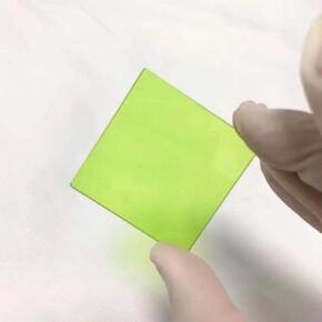 Square Green Optical Glass Type LB6 for LED Lighting(40x40mm)