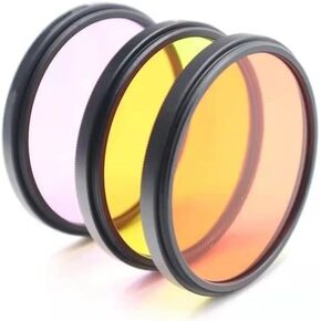 37 52 58 67mm Diving Filter Red Yellow Purple Color Filters for Camera Nikon Top(52mm)