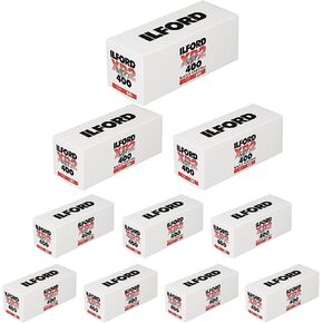 10 Rolls Ilford XP2 Super 400 120 فيلم إكسب