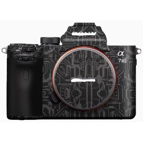 كاميرا صائق الجلد لـ Sony A7M3 3M مواد ملصق مقاوم للماء Protectorshadow التمويه الأسود