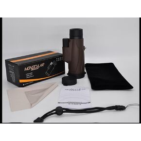 Ultra Hd, Monocular Telescope10 X42HD High Magnification Outdoor Portable Single Binoculars Unique High Light Transmittance Double-sidedbroadband Coating Average Transmittance Up to 99.5% Suitabl (B