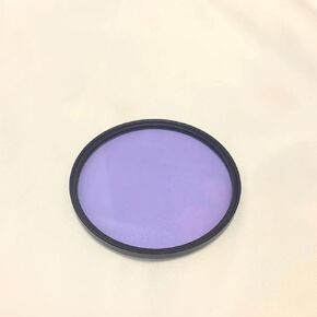 Round Photo Frame Thread Mounted 82mm Light Pollution Filter PNB586 Didymium Glass for Night Photography