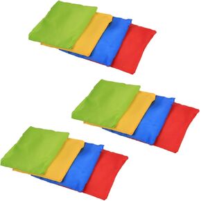 Besportble 12PCS Sandbag للقماش في الهواء الطلق نشاط تنسيق ممتع للعب الجماعي حاضرًا للأطفال