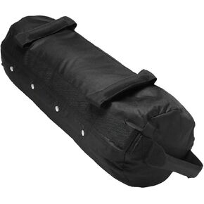 Toyvian 1 PC Heavy Duty Adjustable Workout Sandbags Fitness Sandbags with Inner Bags for Home Gym Training No Leakage Multiple Gripping Options Easy to Clean Black