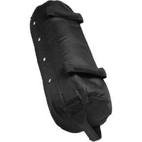 1 PC Adjustable Heavy Duty Fitness Sandbags Oxford Exercise Sandbag Container with Inner Weighted Bags Durable Design for Home Gym and Cross Training Workouts Black