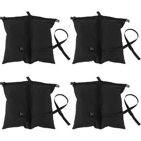 Outdoor Tent Sandbag for Ground Anchor, Heavy Duty 600D Oxford Cloth, Fix, Multifunction Use for Camping Picnic Festivals, 4 Pack