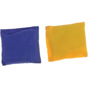 Wakauto 2Pcs Bean Bag Set Small Plastic Granules Sandbags for Outdoor Games Durable and Lightweight for Present for Fun Activities