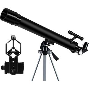 600mm Astronomical Refractor Telescope for Kids & Beginners, Portable with Adjustable Tripod