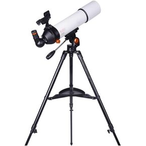 Telescope, 80mmScope Aluminum Alloy Astronomical Refractor Telescope with Stainless Steel Tripod Telescope for Kids Adults Beginne