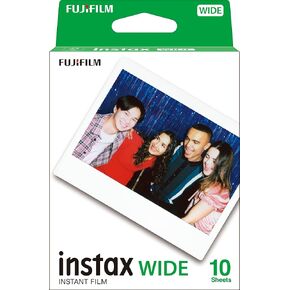 Instax Wide ISO 800 فيلم فوري مع حدود بيضاء ، 10 طلقة حزمة in Kuwait