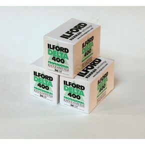 3 Rolls Ilford Delta 400 Film 36 Exp