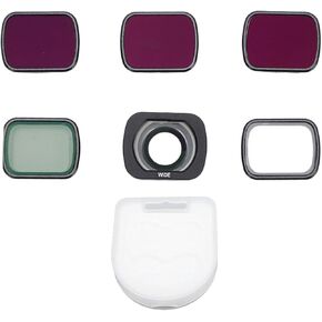 6Pcs Filters Set for DJI Flip Drone, 6 in 1 Wide Angle ND32 ND64 Black Soft ND128 CPL for DJI Flip Vlogging Drone, Multi Coated Prevent Distortion Photography Lens
