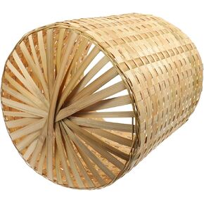 Decorative Bamboo Pendant Light Shade Ceiling Light Cover Wicker Replacement for Room