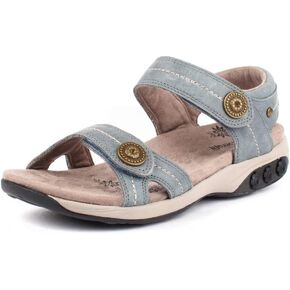 Therafit Shoe Women's Grace Leather Adjustable Walking Sandal