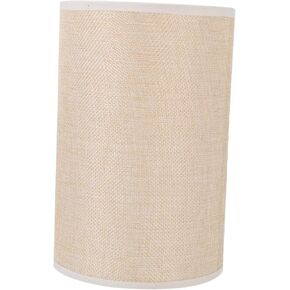 IMIKEYA Yellow Fabric Lampshade for Bedroom Modern Wicker Light Cover Stable Structure Protects Eyes Adds Beauty Suitable for Table Bedside Floor Lamps Easy Install