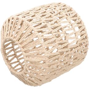 ARTIBETTER Creative Woven Lampshade Unique Diy Ceiling Light Cover for Home Decor for Chandeliers and Wall Lamps Safe and Odorless Material Creates Warm Atmosphere