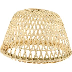 IMIKEYA Handmade Simple Lamp Cover Bamboo Woven Lampshade for Dining Room Easy to Install and Decorate