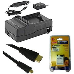 Nikon Coolpix S9700 Digital Camera Accessory Kit includes: SDENEL12 Battery, SDM-197 Charger, HDMI6FMC AV & HDMI Cable