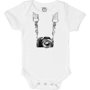 The Spunky Stork Baby Girls Boys Photographer Organic Newborn Camera Bodysuit