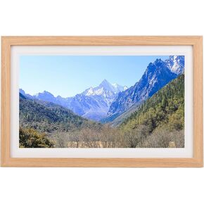 Frameo 15.6 Inch Large Digital Picture Frame, Wi Fi Electronic Smart Digital Photo Frame 16GB 1920 * 1080 Touch Screen, Wall Mountable Auto Rotate, Easy Setup to Photo or
