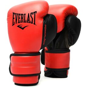 Everlast PowerLock2 Training Glove 16Oz Red/Black in Kuwait