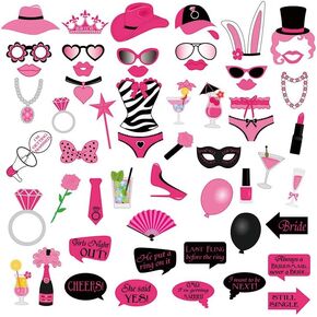 Princess Party Photo Booth Props,Pink Girl Little Royal Queen Party Favors Supplies Bday Party Decoration Set for Girls, Funny Photography Supplies Selfie Props with Stick-25PCS (Princess)