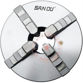 Sanou K12-100 4 Inch 4 Four Jaw 80mm Lathe Chuck Cartridge with Self-Centering Machine Tools Accessories for Lathe